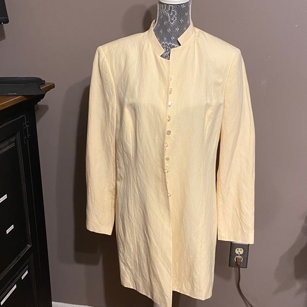 Stunning Talbots Pale Yellow Jacket